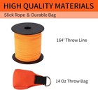 Professional Arborist Throw Line Kit With 14oz Weight And 164  Rope