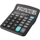 12 Digits Desktop Calculator With Large Lcd Display  Basic Calculator Black