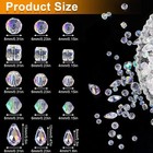 600 Pcs Glass Beads For Jewelry Making  Assorted Crystal Rondelle Beads With Box