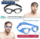 Eversport Swim Goggles Pack Of 2 Swimming Goggles Anti Fog For Adult Men Women Y