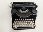 Vtg 1934 Underwood Portable 4 Bank Model E Typewriter In Case   Serial   E782495