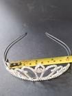 Wedding Bridal Tiara Crown Silver Crystal Rhinestone Princess Prom Headband Gift
