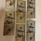 Lot Of  16 100 Dollar Bills Gold Foil 24 Karat
