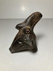 Vintage Pottery Clay Ocarina Whistle Flute Multiple Faces Collectible Tucan Bird