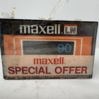 Maxell Ln 90 Ultra Low-noise Blank Cassette Tapes 5-pack New Sealed Special