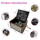 Don t Worry About A Thing Wooden Music Box With Handle Cause Every Little 