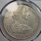 1777 Mexico Silver 8 Reales Pcgs Au Carolus Iii Great Detail Cleaned  k127