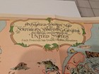 1939 Pictorial Animated Tourist Map Of Southern Canada Beautiful  Frameable