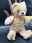 Antique Steiff Mohair Teddy Bear 9    With Ear Button Fully Jointed Firm Stuffing