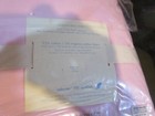 Pottery Barn Kids Chambray Queen 14  Drop Pink  Bedskirt  Bedskirt New