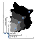 As-363 Wolves Stencil Acrylic Airbrush Spray Wall Paint   Duty-fees Free  