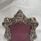 Vintage Rectangular Sterling Silver Picture Frame Ornate Rococo Style By Gorham
