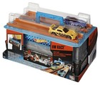 Hot Wheels Race Case Track Set With 2 Cars   Carrying Case  new