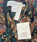 All Week Long Floral V-neck Dress Sz 8 Vintage Long Fall Colors Nwt