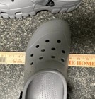Crocs Offroad Sport Clog Grey Sandals Men   s 10 Women 12 Adjustable Strap