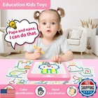 Cokzer Magnetic Drawing Board For Kids large Magnet Doodle Board With Dot Bea