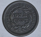1851 Coronet Large Cent Braided Hair Strong Au-ms Features N5 R3 1c