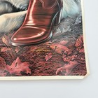 Vtg 1981 Nocona Boots Advertisement Poster Alex Rebel 19    X 22 1 2    Wolf