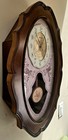 Rhythm Sss Country Rose Musical Wall Clock Cmj437ur06 Solid Wood   Pendulum