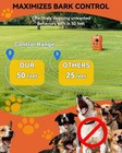 Ultrasonic Dog Bark Control Device  3 Adjustable Modes  50ft Precision Range
