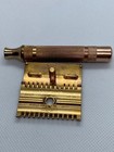 Antique 1930 Gillette  reissue  Long Comb Fat Boy Bar Handle Razor  64
