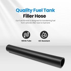 Gasoline Fuel Filler Neck Hose With 4 Hose Clamps 2 Inches Inside Diameter Fuel 