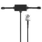 Glass Mount 4  Mobile Full Band Scanner Bnc Antenna For Motorola Uniden Radio