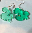 Handmade Stainless Steel Necklace Hypoallergenic Earring Set Resin Squirrel 17 