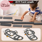 Slot Car Race Track With 4 High-speed Racing Cars Battery Or Electric Race Car T