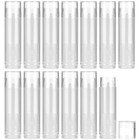 50x Clear Lip Balm Tubes Empty New Containers Transparent Diy Chapstick Bpa Free