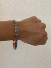 Turquoise Pure Copper Magnetic Bracelet Women Balance Energy Joy Christmas Gift