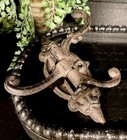Cast Iron Swivel Hook Vintage Home Decor Antique Wall Hook Swing Arm Coat Hanger