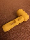 4  Silicone Tobacco Pipe With Screen Glass Bowl - Free Shipping Yellow