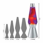 Lava   Lamp Grande 27  - Yellow Wax purple Liquid silver Base   Cap  new   Deco