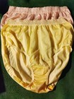 Lot Of 3 Size 8 Vintage Fruit Of The Loom 100  Nylon Panties W  Wide Lace