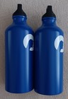 Lot 2 New Princess Cruise Line Logo Official Blue Water Bottle Lightweight Metal