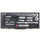 56-piece Set With 1 4  And 1 2  Ratchets