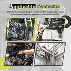16pcs 3 od Diy Od Custom Exhaust Tubing Mandrel Bend Pipe Straight U-bend Kit
