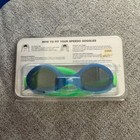 Nwt Speedo Hydro Spex Swimming Goggles Blue Green Hard Coated Non-scratch Lens
