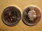 Lot Of 2 - 2018 Niue Double Dragon 1 Oz  999 Fine Silver Round Coin - 2 Troy Oz 