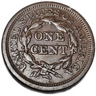 1848 Braided Hair Large Cent Au Free Usa Shipping