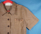 Vtg Girl Scouts Of America Brown Brownie Dress Uniform Troop 39  Bust 28 Sz 6-7 