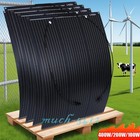 100w 400w Solar Panel Kit Mono Flexible 12v For Off Grid Rv Boat Battery Charge