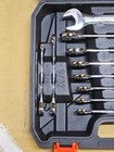 24pc Combination Wrench Ratcheting Set Sae Metric Storage Case Horusdy
