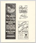 1905 Texas   Pacific Railway Mexico Via Iron Mountain Route  Print Ad