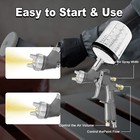 A610 Lvlp Air Spray Gun Premium Kit Car Wall Repair 1 3 1 5 1 7 2 0mm Nozzles