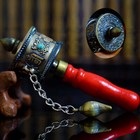 Tibetan Buddhism Buddhist Nepal Small Hand Held Prayer Wheel With Mantra 1pc