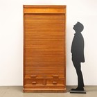 Antique Filing Cabinet Oak C  Schirolli And C Italy Xx Century Original