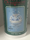 New Vintage Mary Maxim Beaded Sequins Christmas Ornament Kit 3327 Blue Ice - B8