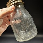 Antique Style Glass 1 Pint  texaco  Oil Bottle With Spout